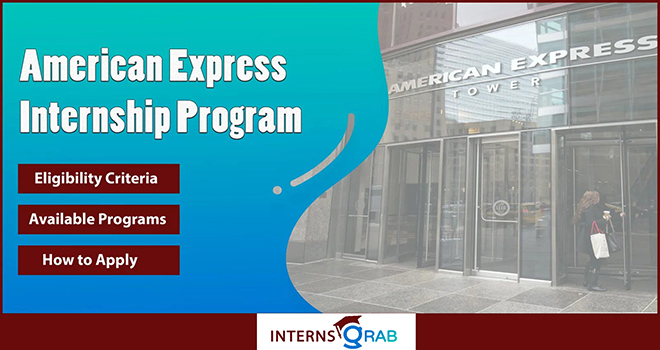 American Express Internship – Join a Global Payments Leader American Express Internship – Join a Global Payments Leader