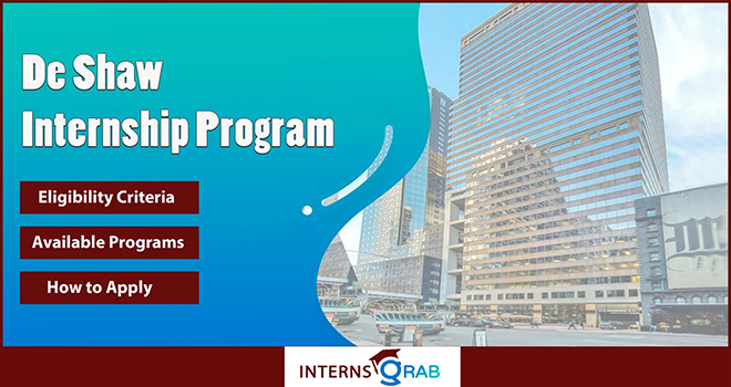 DE Shaw Internship: What to Expect in 2025 