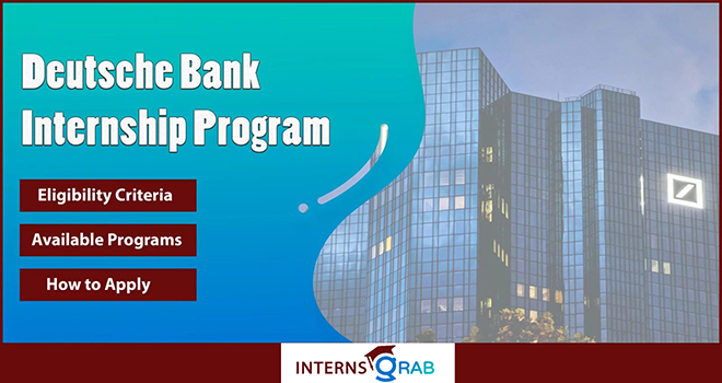Deutsche Bank Internship | Break Into Investment Banking Deutsche Bank Internship | Break Into Investment Banking