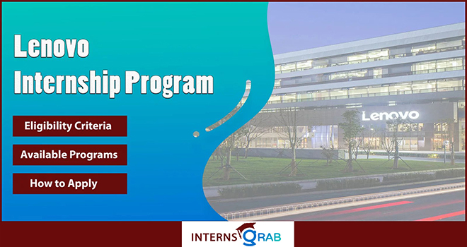 Step Into the Tech World with a Lenovo Internship Today Step Into the Tech World with a Lenovo Internship Today