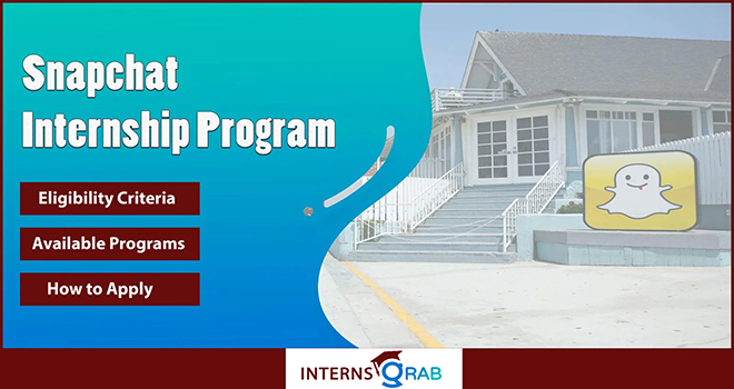 Snapchat Internship Openings for Students & Recent Graduates Snapchat Internship Openings for Students & Recent Graduates