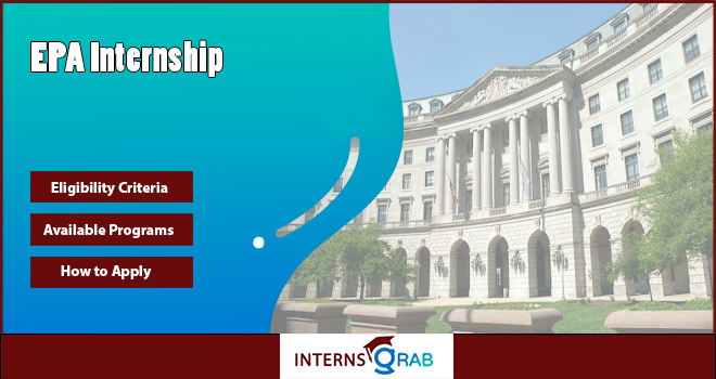 EPA Internship: Work on Real Environmental Solutions EPA Internship: Work on Real Environmental Solutions