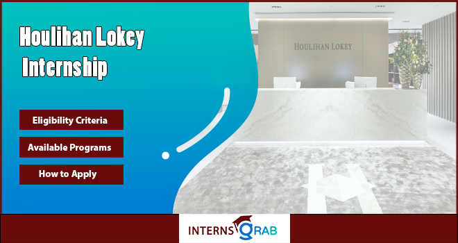Houlihan Lokey Internship Guide for U.S. Students Houlihan Lokey Internship Guide for U.S. Students