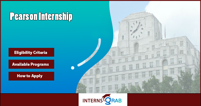 Pearson Internship: Build Experience in EdTech & Publishing